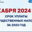 УФНС России по Новосибирской области напоминает гражданам о необходимости уплаты в 2024 году имущественных налогов и НДФЛ от сдачи в аренду имущества. - Город Искитим