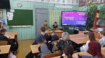 На "Классной встрече". Фото Школа п. Листвянский