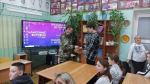 Бойцы СВО встретились со школьниками в поселке Листвянский