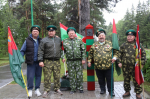 Ветераны погранвойск собрались у памятника в городе Искитиме