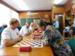 Самые смелые играют в шашки в Искитимском районе