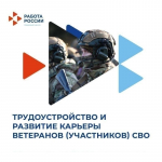 Карьерные перспективы для участников СВО показывает "Работа России"