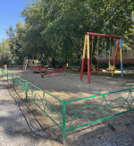 В Центральном микрорайоне появилась новая детская площадка