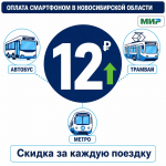 Оплачивайте проезд смартфоном и получайте выгоду  ⁣