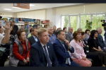 В посёлке Керамкомбинат состоялось торжественное открытие модельной библиотеки «Мудрость»